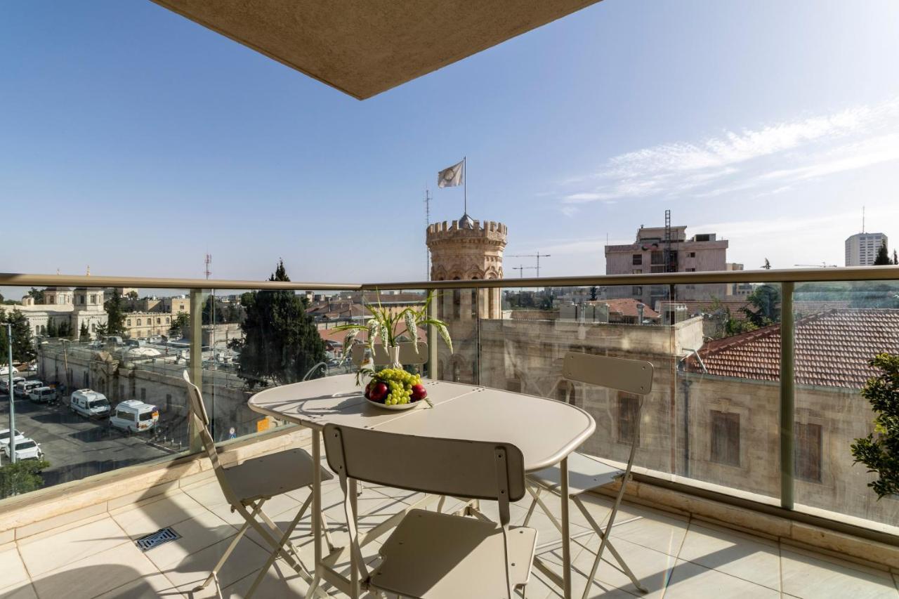 Luxury Three-Bedroom/Terrace Over Old City View القدس المظهر الخارجي الصورة